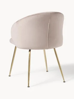 Clearance Sillas tapizadas en terciopelo Luisa, 2 uds. Sillas