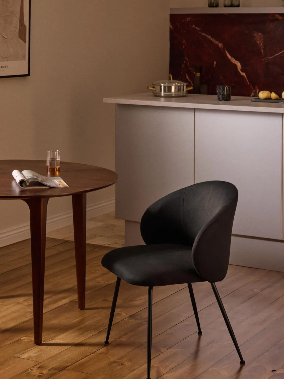 Outlet Sillas tapizadas Luisa, 2 uds. Sillas