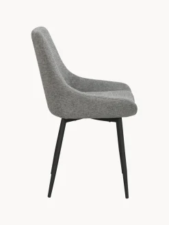 Sillas></noscript>Rowico Home Sillas tapizadas Sierra, 2 uds. Tejido gris