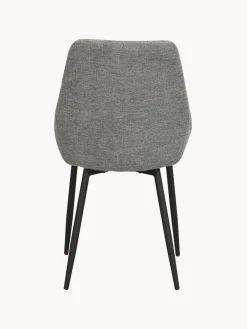 Sillas></noscript>Rowico Home Sillas tapizadas Sierra, 2 uds. Tejido gris