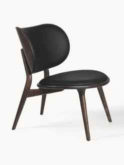 Clearance Sillón artesanal de cuero y madera Rocker Sillones Pequeños|Sillones
