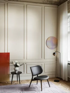 Clearance Sillón artesanal de cuero y madera Rocker Sillones Pequeños|Sillones