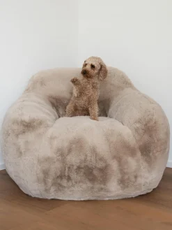 Outlet Sillón artesanal de piel sintética Mika Sillones Pequeños|Sillones