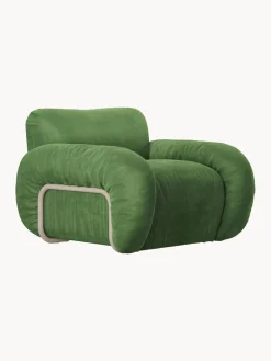 Outlet Sillón artesanal de terciopelo Arc Sillones Pequeños|Sillones