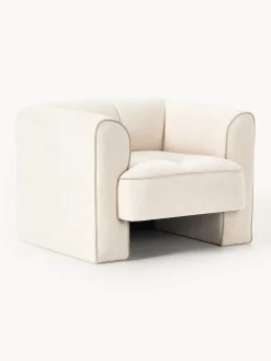 Butacas|Sillones>Westwing Collection Sillón Bobi Tejido beige claro, beige