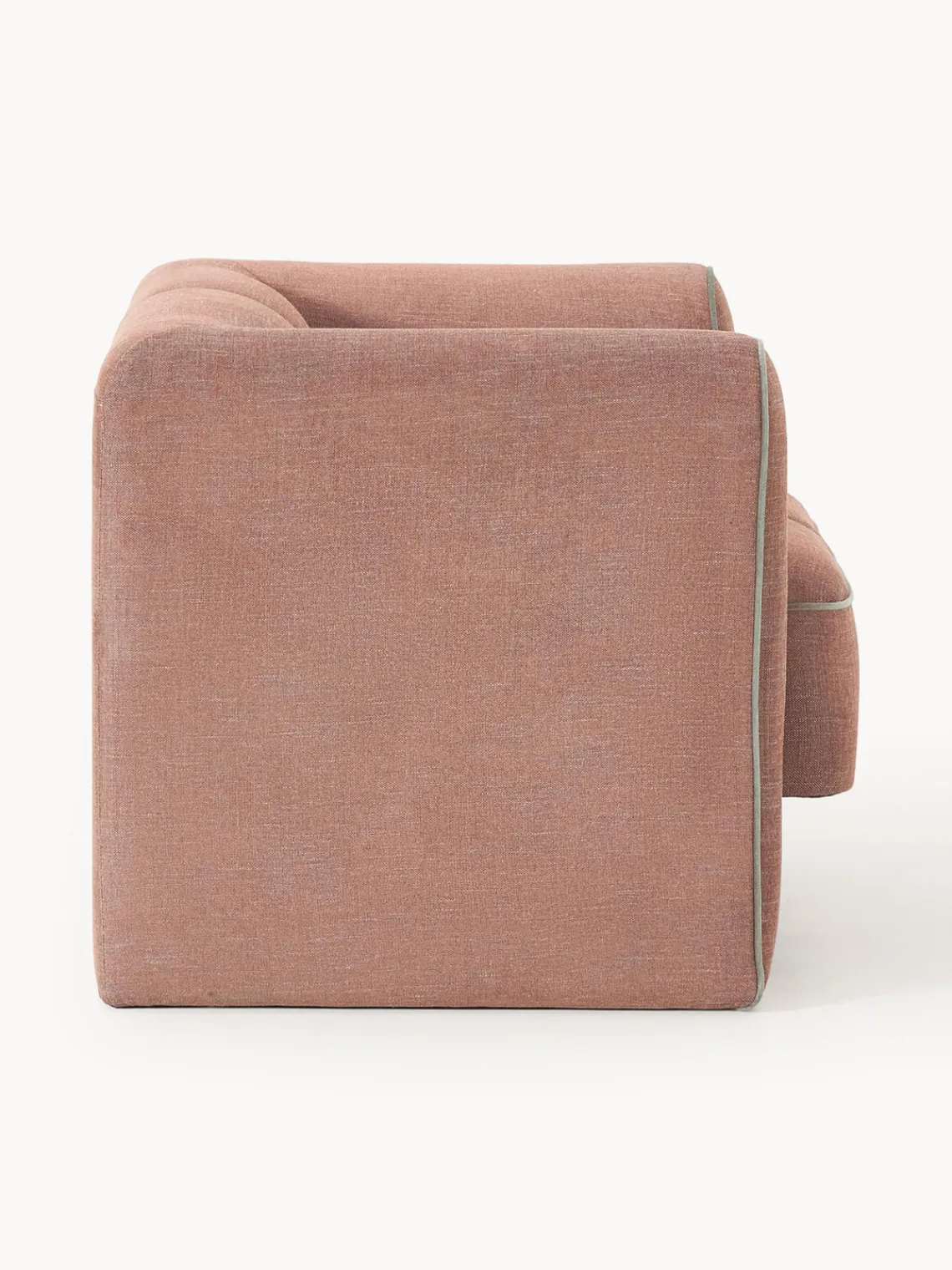 Butacas|Sillones>Westwing Collection Sillón Bobi Tejido terracota, verde oliva