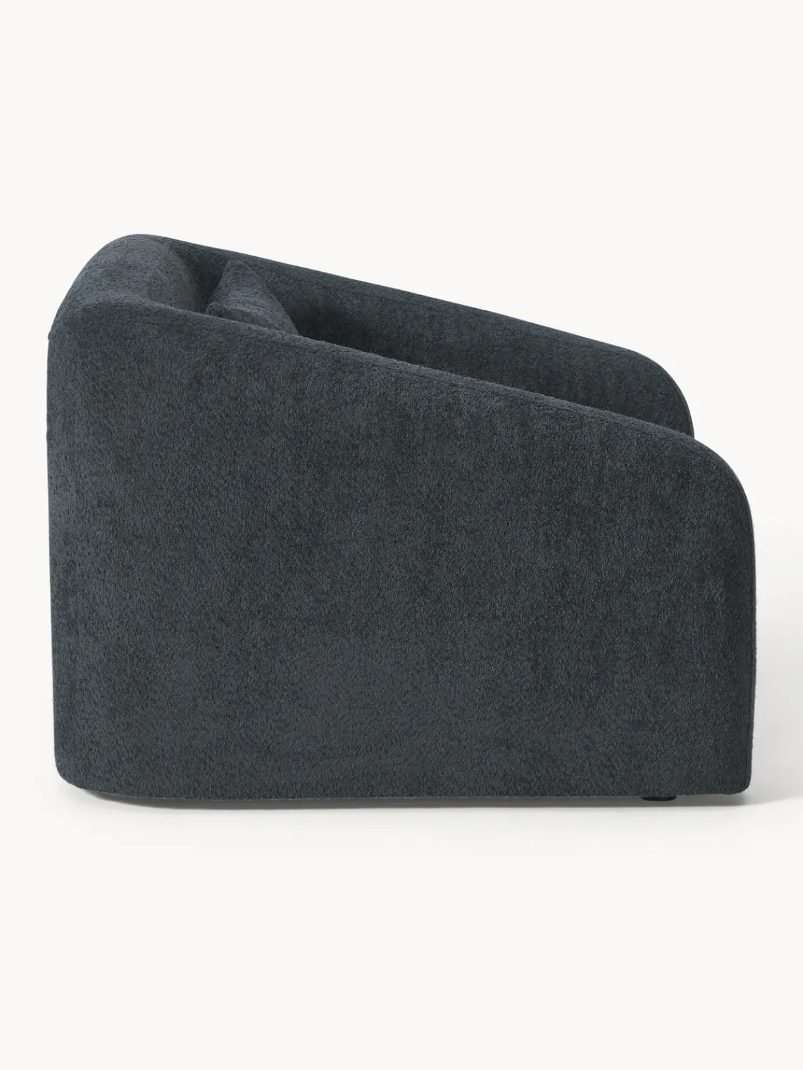 Sillones Cama|Sillones>Westwing Collection Sillón cama de borreguillo bouclé Eliot Borreguillo bouclé gris antracita