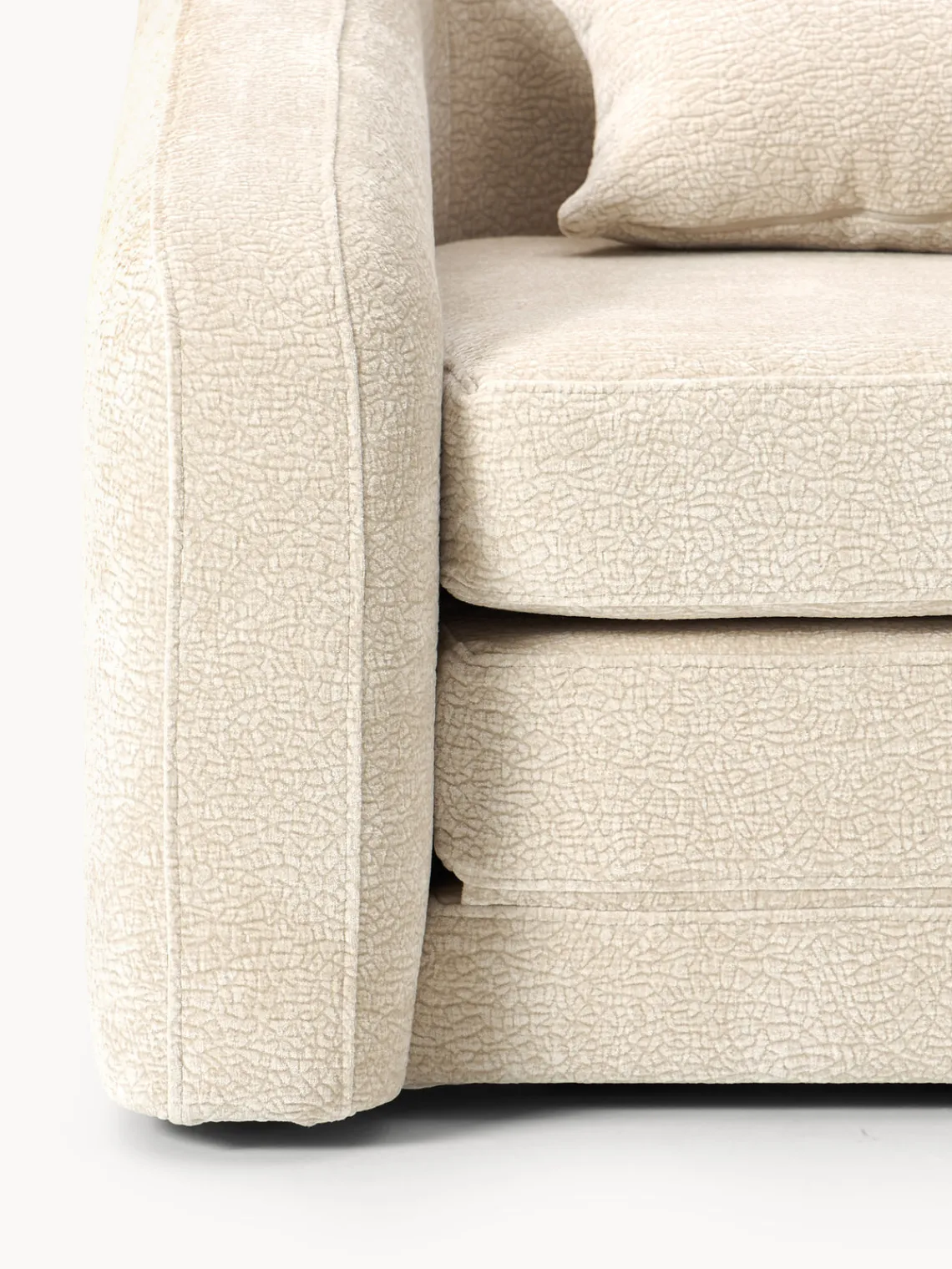 Sillones Cama|Sillones>Westwing Collection Sillón cama Eliot Tejido blanco crema