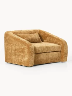 Sillones Cama|Sillones>Westwing Collection Sillón cama Eliot Tejido mostaza, suave