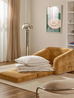 Sillones Cama|Sillones>Westwing Collection Sillón cama Eliot Tejido mostaza, suave