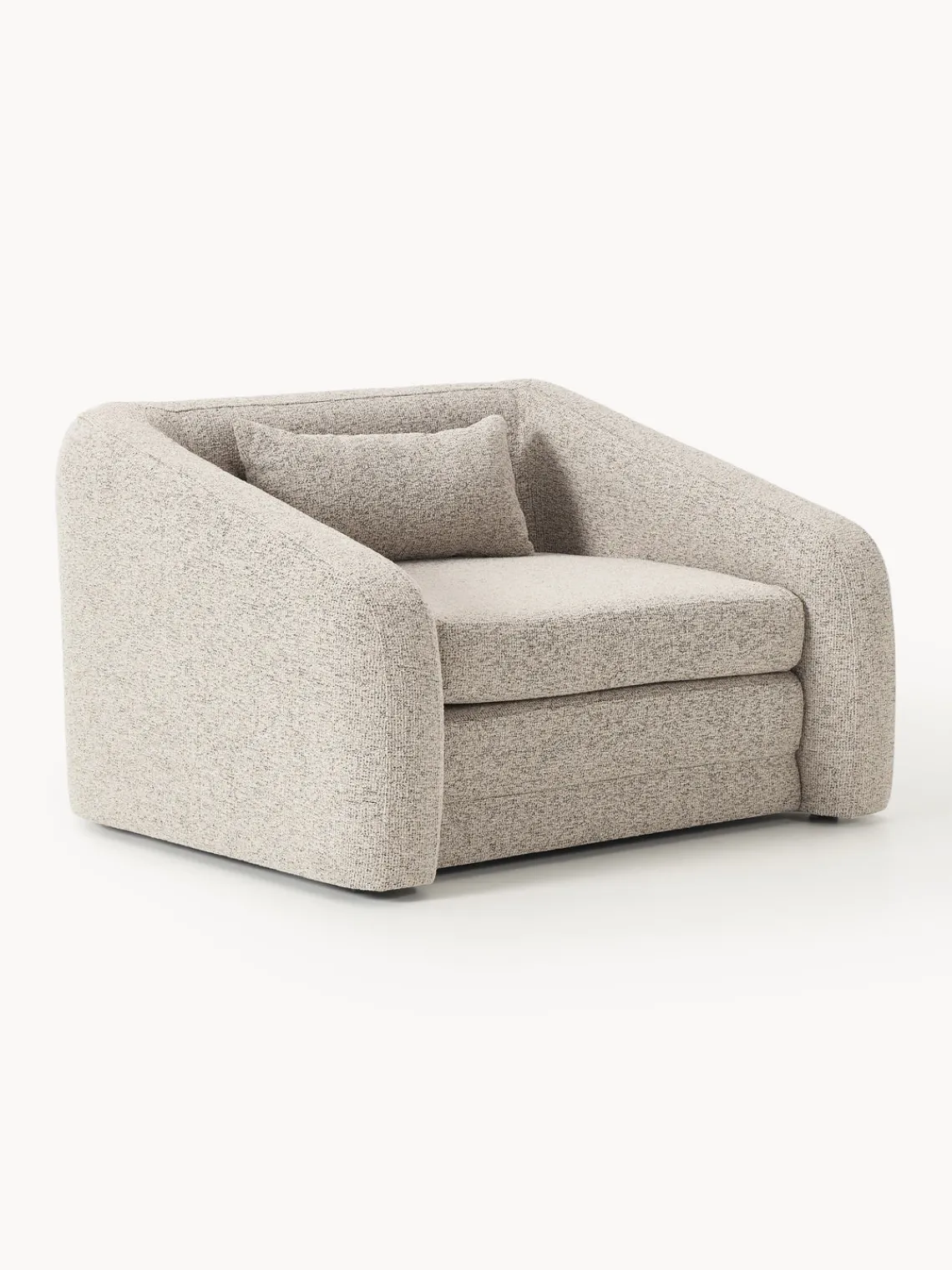 Hot Sillón cama en tejido bouclé Eliot Sillones Cama|Sillones