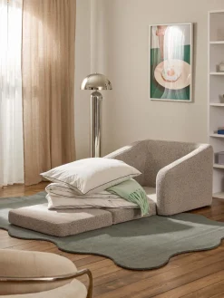 Hot Sillón cama en tejido bouclé Eliot Sillones Cama|Sillones