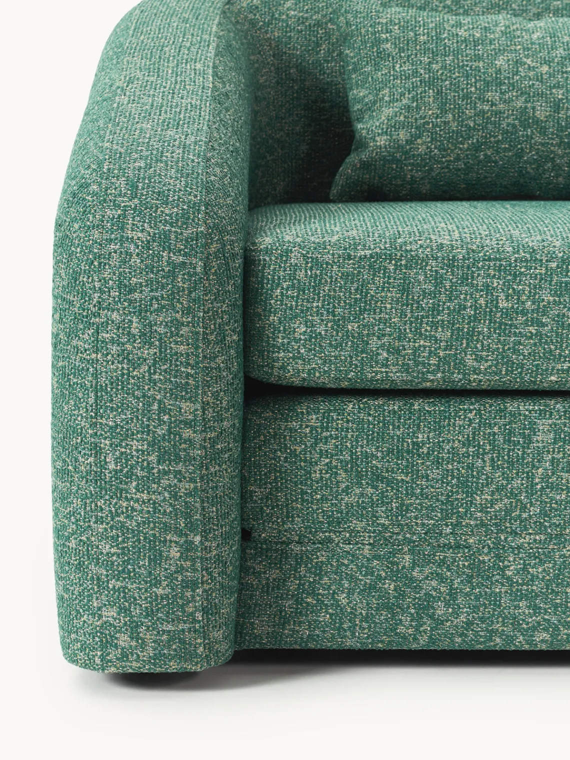 Sillones Cama|Sillones>Westwing Collection Sillón cama en tejido bouclé Eliot Bouclé verde