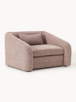 New Sillón cama en tejido bouclé Eliot Sillones Cama|Sillones