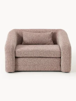 New Sillón cama en tejido bouclé Eliot Sillones Cama|Sillones