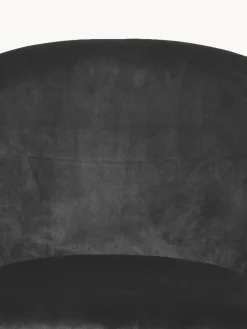 Sillones Pequeños|Sillones></noscript> Sillón cóctel de terciopelo Center Terciopelo gris oscuro