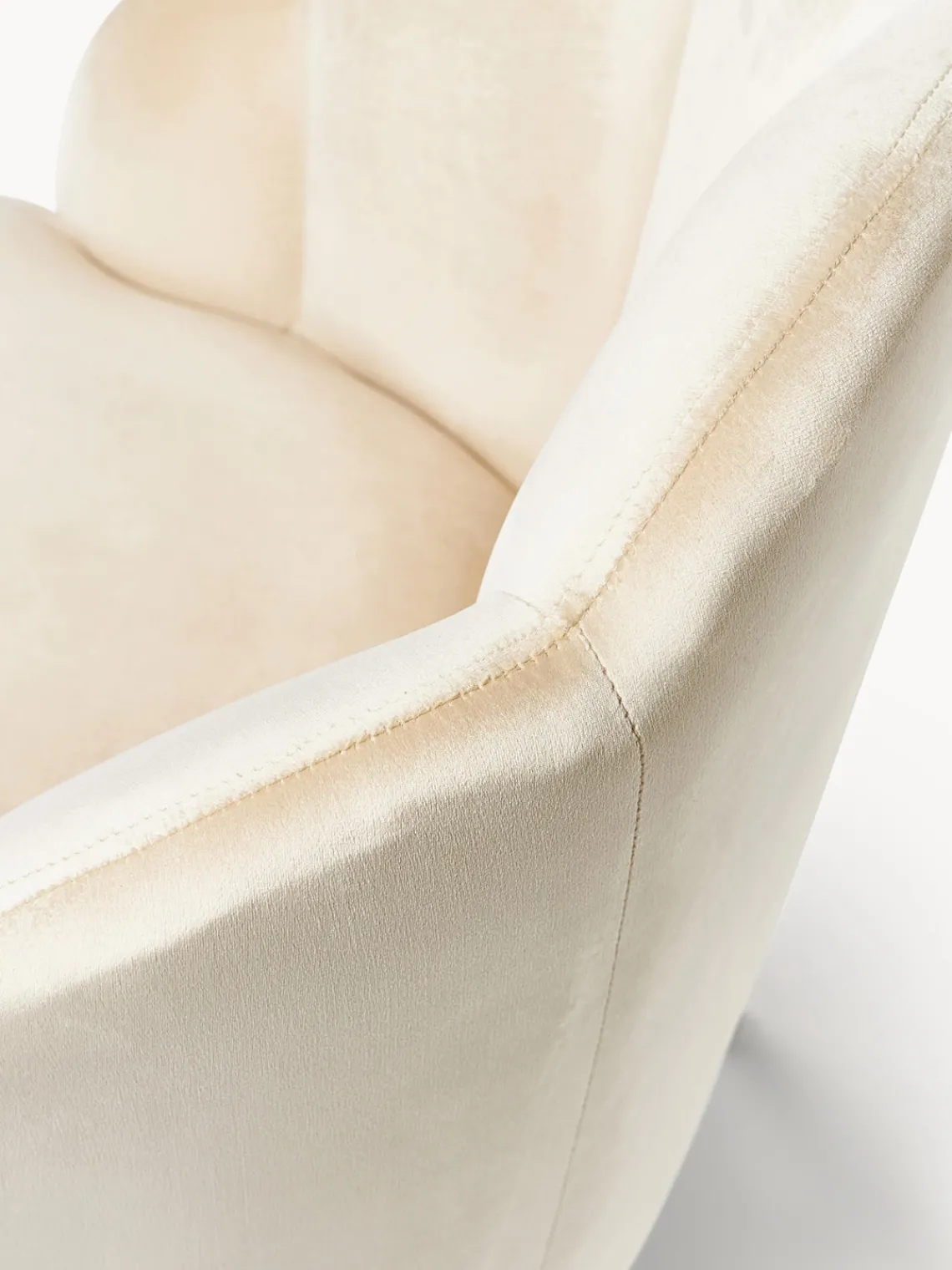 Outlet Sillón cóctel de terciopelo Helle Sillones Pequeños|Sillones