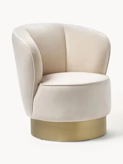 Sillones Pequeños|Sillones>Westwing Collection Sillón cóctel de terciopelo Olivia