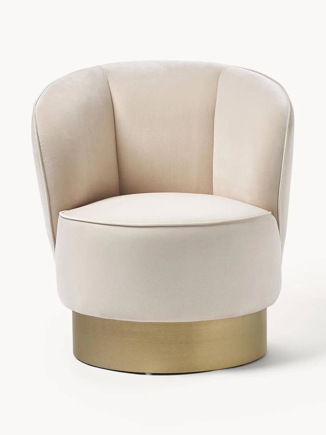 Sillones Pequeños|Sillones>Westwing Collection Sillón cóctel de terciopelo Olivia