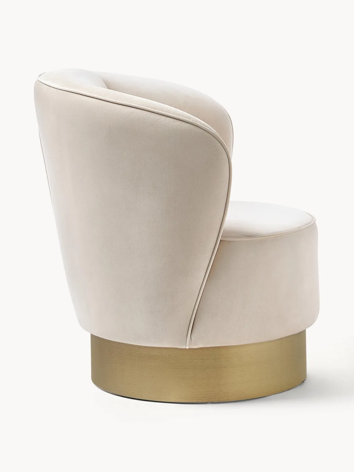 Sillones Pequeños|Sillones>Westwing Collection Sillón cóctel de terciopelo Olivia