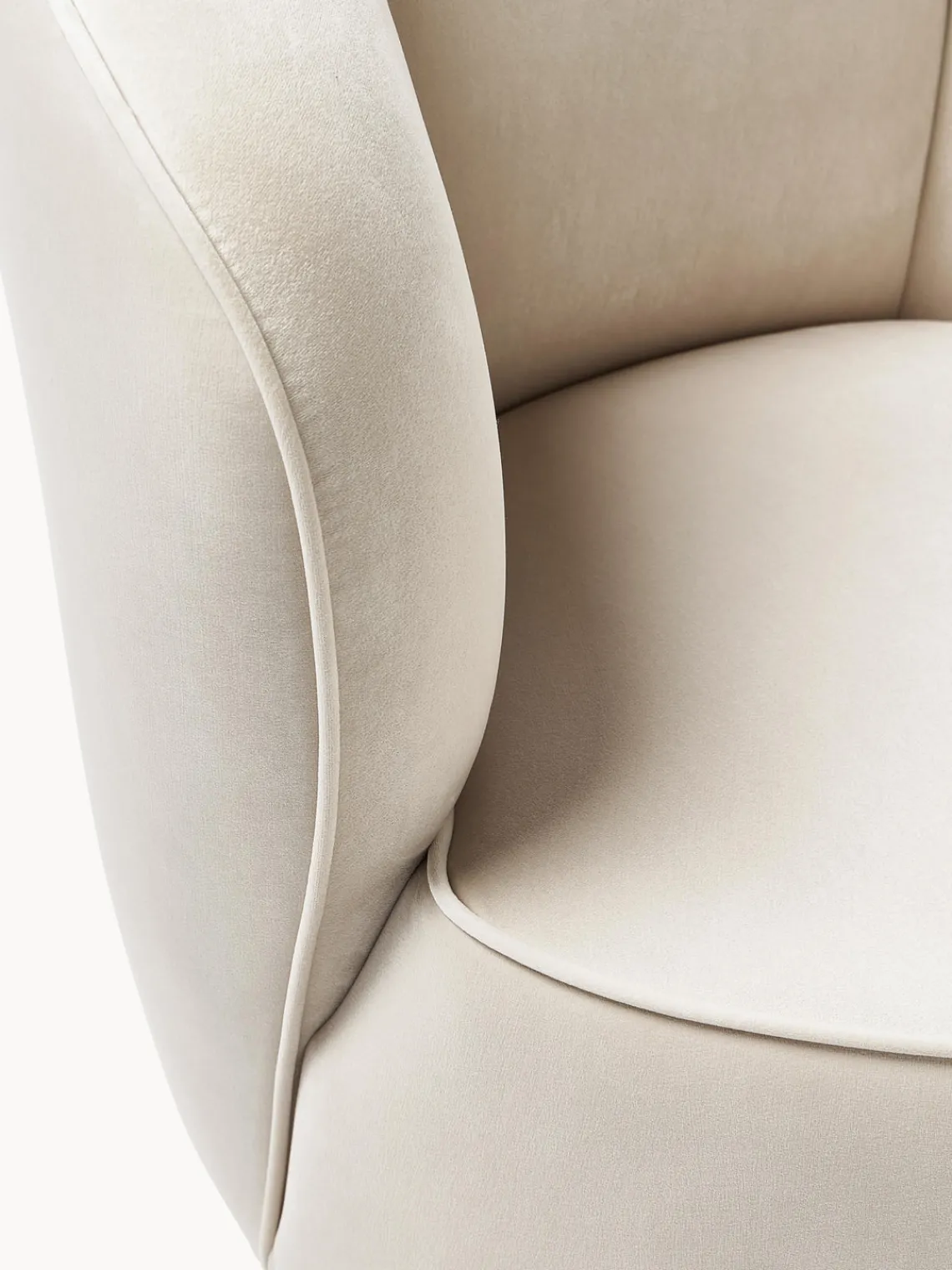 Sillones Pequeños|Sillones>Westwing Collection Sillón cóctel de terciopelo Olivia