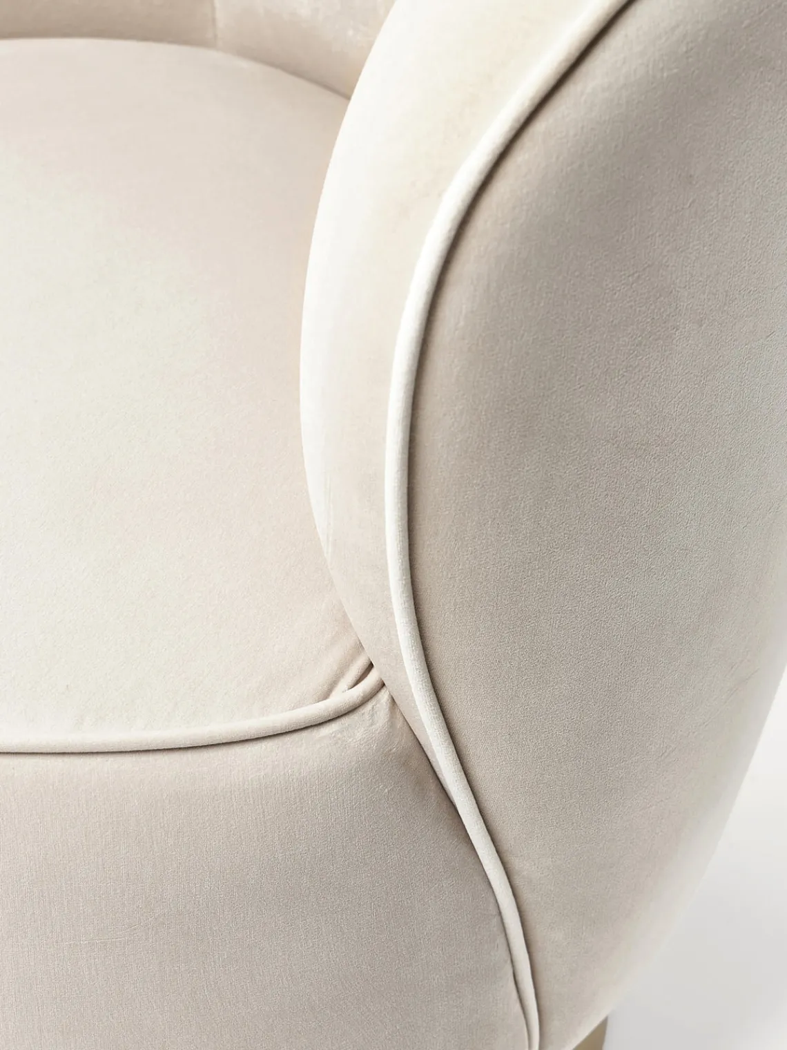 Sillones Pequeños|Sillones>Westwing Collection Sillón cóctel de terciopelo Olivia