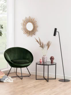 Sillones Pequeños|Sillones> Sillón cóctel de terciopelo Center Terciopelo verde oscuro