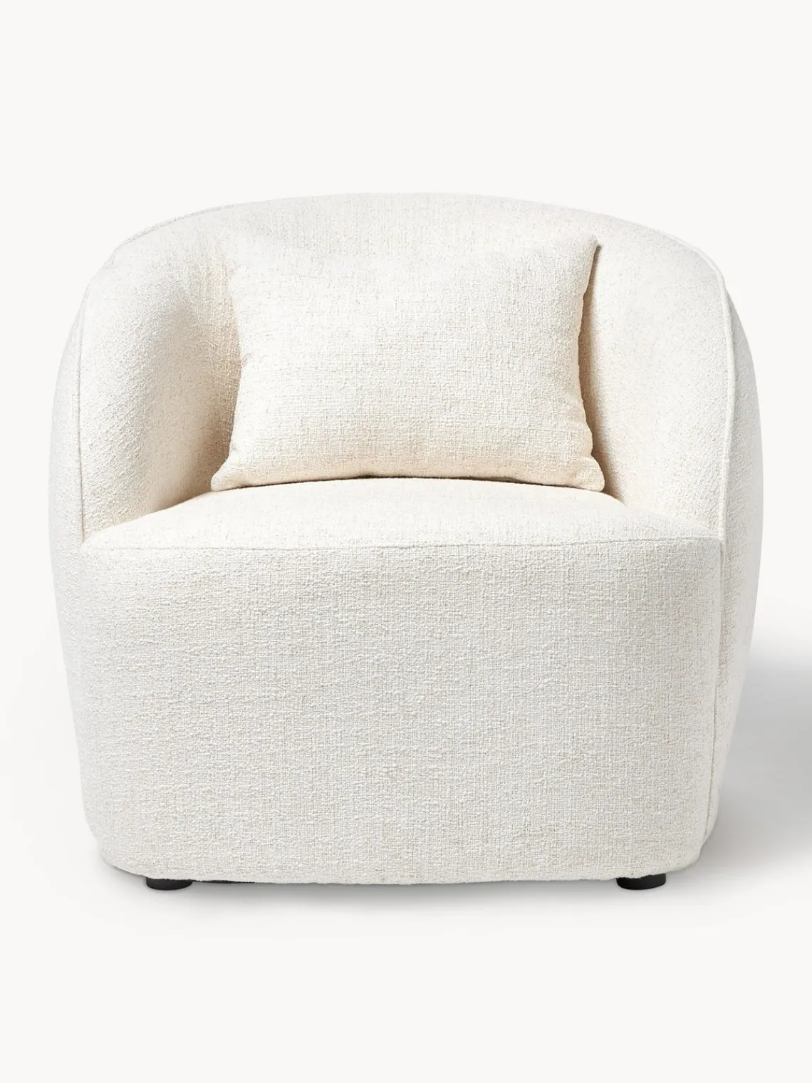 Sillones Pequeños|Sillones>Westwing Collection Sillón cóctel en tejido bouclé Elodie