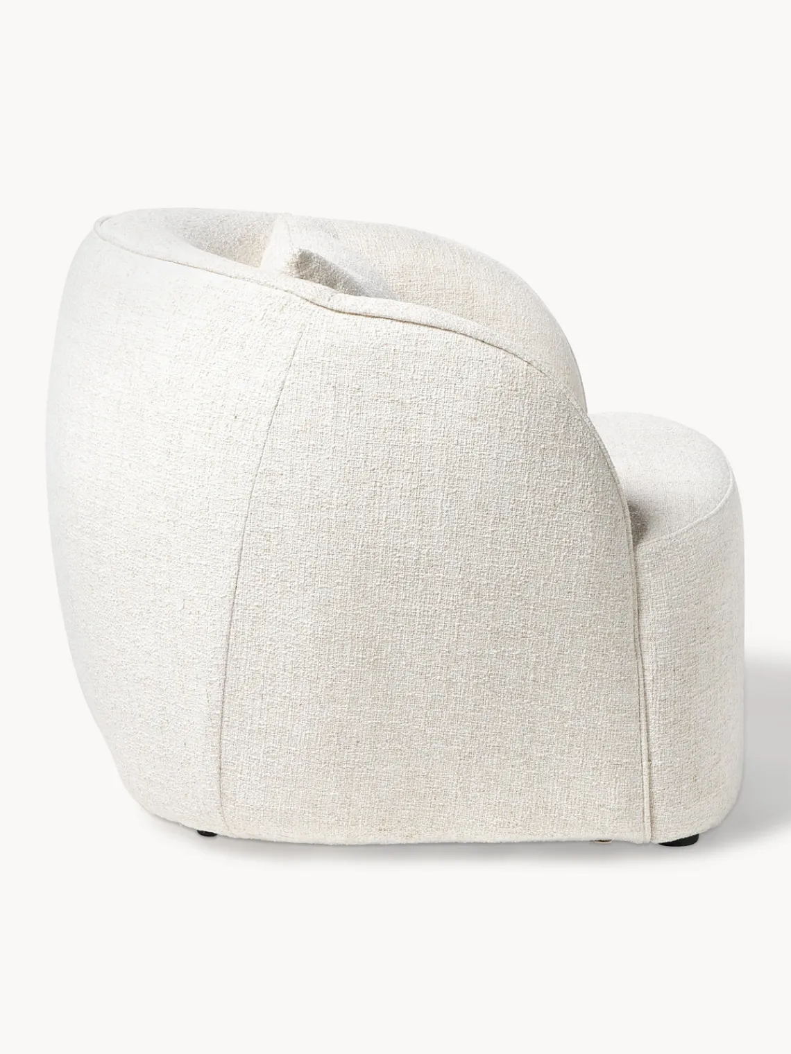 Sillones Pequeños|Sillones>Westwing Collection Sillón cóctel en tejido bouclé Elodie