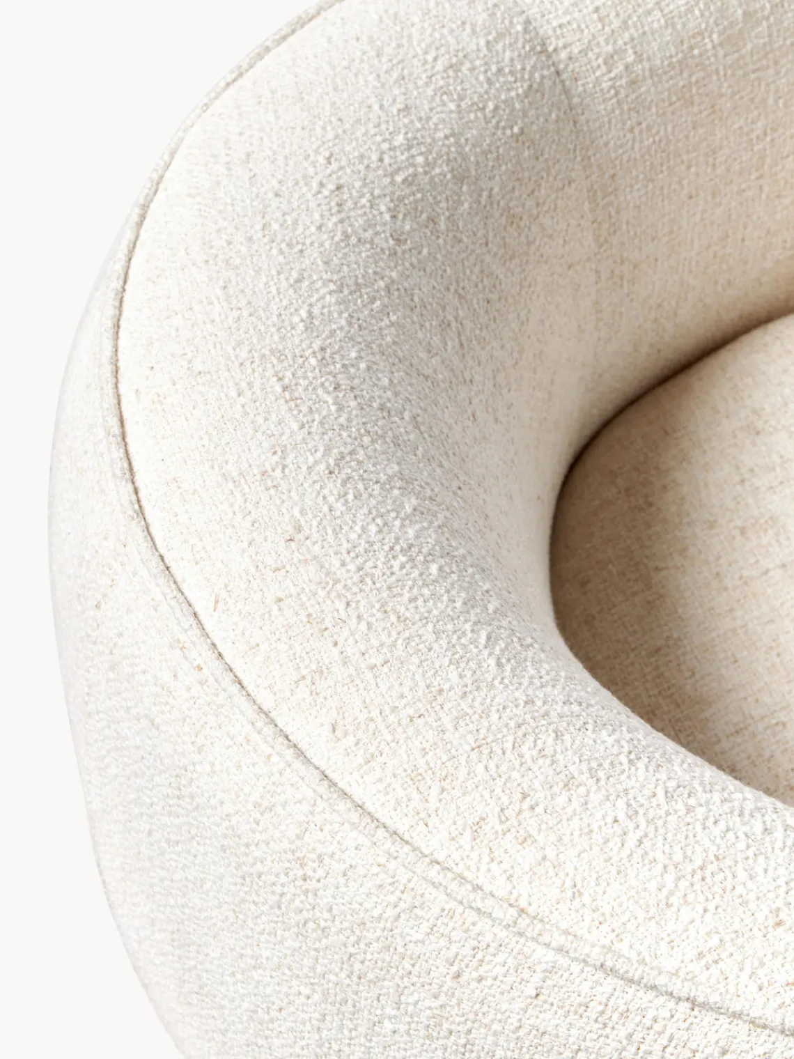 Sillones Pequeños|Sillones>Westwing Collection Sillón cóctel en tejido bouclé Elodie