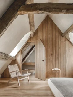 Sillones Pequeños|Sillones>Carl Hansen & Søn Sillón con asiento y respaldo tejidos a mano CH25 Madera de roble enjabonada, beige claro