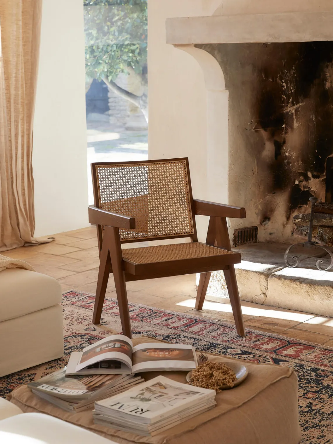 Clearance Sillón con tejido vienés Sissi Sillones Pequeños|Sillones