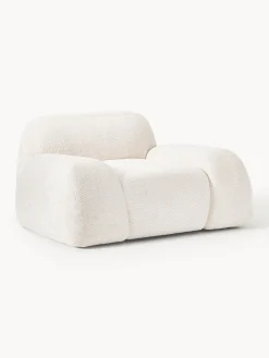 Hot Sillón de borreguillo bouclé Wolke Sillones Pequeños|Sillones