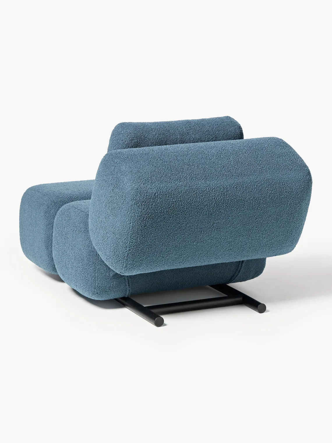 Butacas|Sillones>Westwing Collection Sillón de borreguillo Caterpillar Boreguillo gris azulado