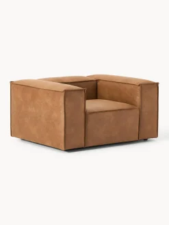 Butacas|Sillones>Westwing Collection Sillón de cuero reciclado Lennon Cuero marrón