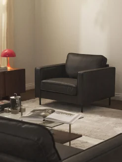 Clearance Sillón de cuero reciclado Hunter Butacas|Sillones