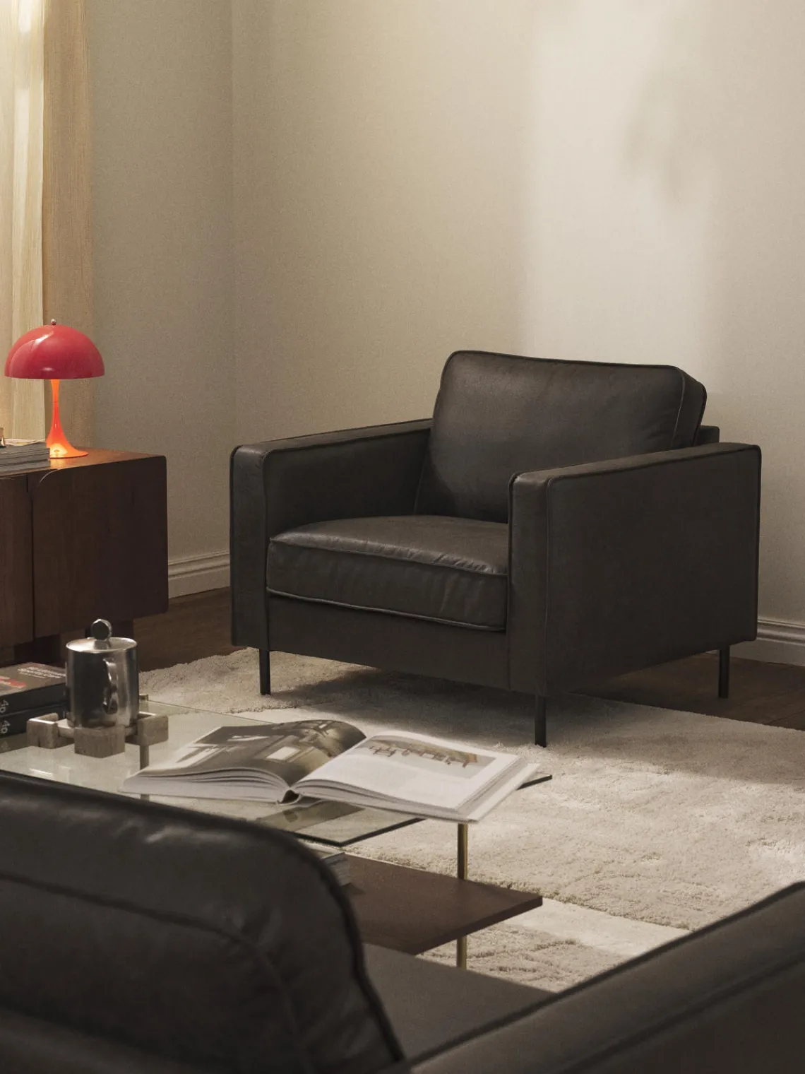 Clearance Sillón de cuero reciclado Hunter Butacas|Sillones