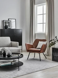 Discount Sillón de cuero sintético Bon Sillones Pequeños|Sillones