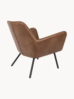Discount Sillón de cuero sintético Bon Sillones Pequeños|Sillones