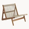 Sillones De Jardín|Sillones De Jardí­N>GUBI Sillón de exterior artesanal de madera de iroko MR01 Initial