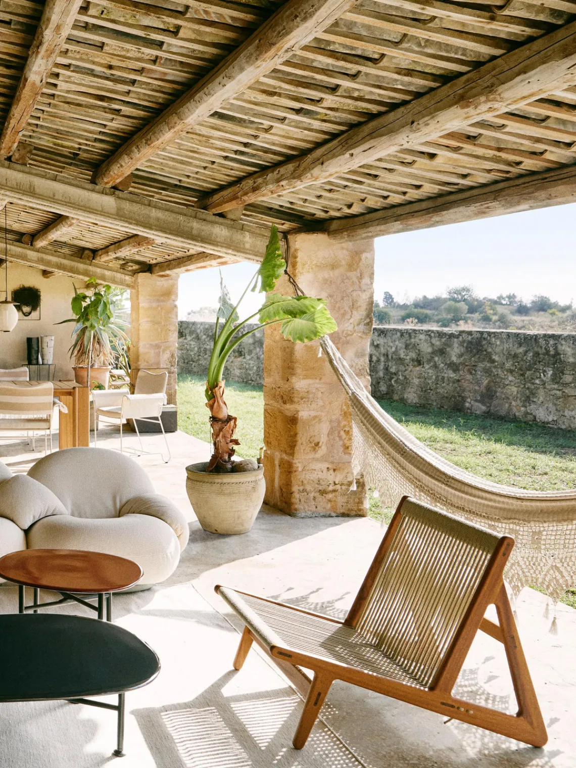 Sillones De Jardín|Sillones De JardíN>GUBI Sillón de exterior artesanal de madera de iroko MR01 Initial