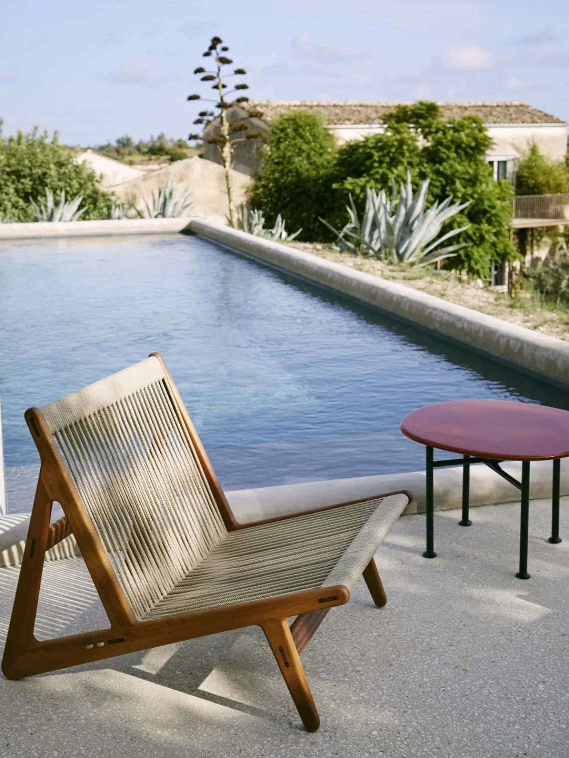 Sillones De Jardín|Sillones De JardíN>GUBI Sillón de exterior artesanal de madera de iroko MR01 Initial