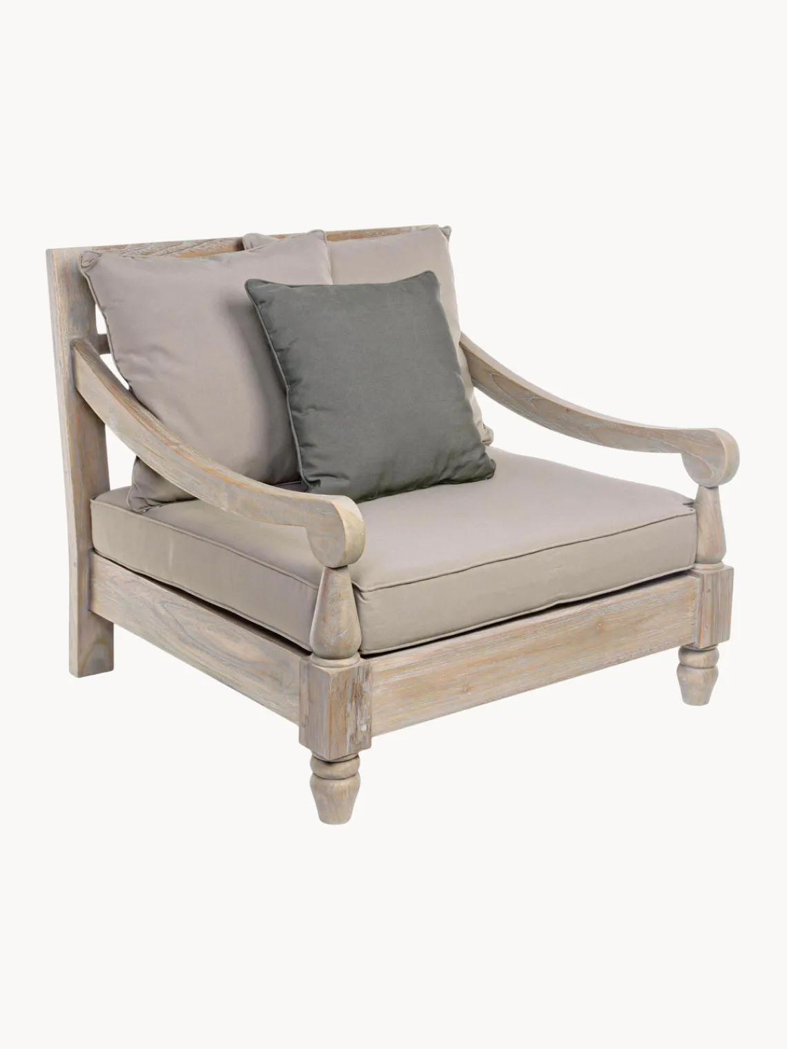 New Sillón de exterior de madera maciza Bali Sillones De Jardín|Sillones De JardíN