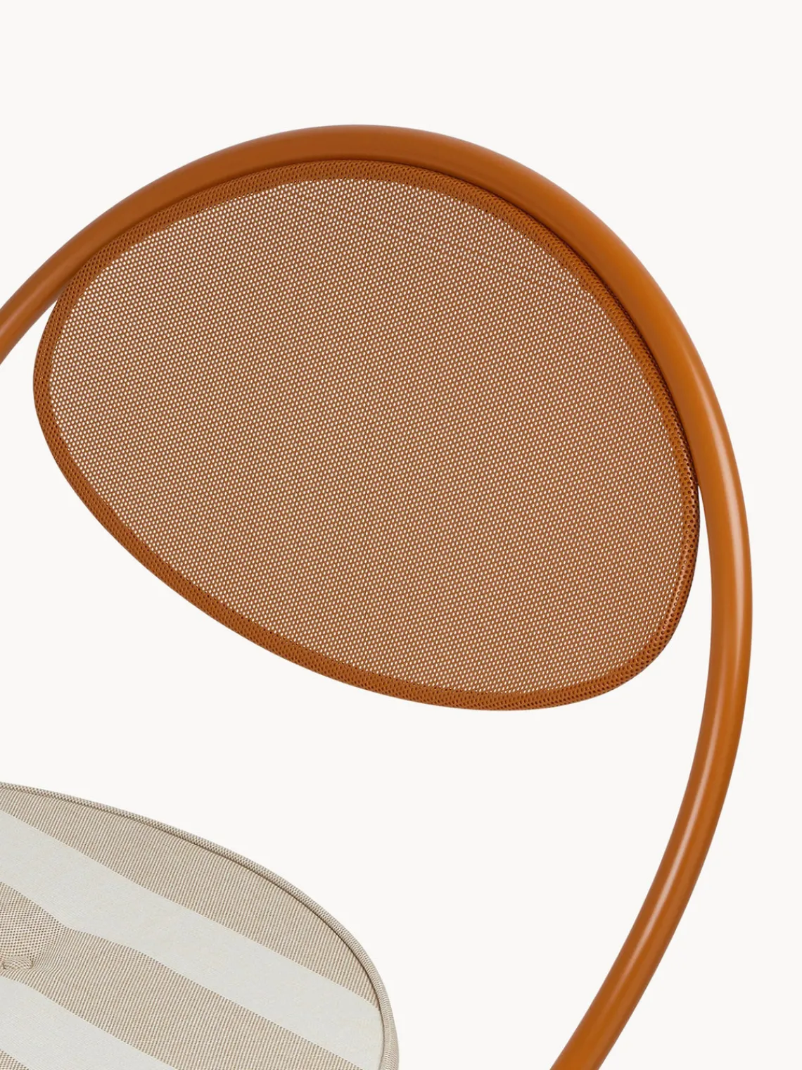 Sillones De Jardín|Sillones De JardíN>GUBI Sillón de jardín Copacabana Tejido blanco, beige, naranja