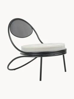 Sillones De Jardín|Sillones De JardíN>GUBI Sillón de jardín Copacabana Tejido blanco, gris claro, negro