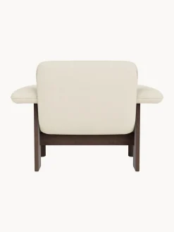 Sale Sillón de lana y madera de roble Brasilia Sillones Pequeños|Sillones