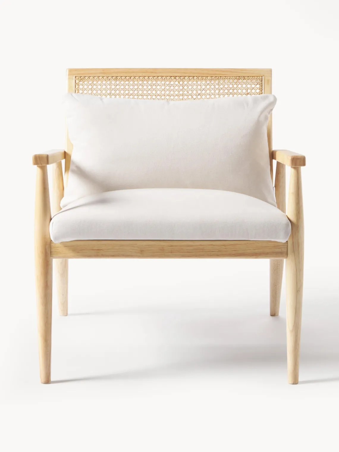 New Sillón de madera de caucho Manuell Sillones Pequeños|Sillones