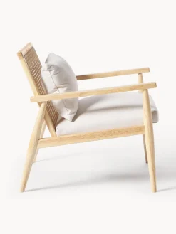 New Sillón de madera de caucho Manuell Sillones Pequeños|Sillones