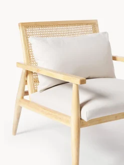 New Sillón de madera de caucho Manuell Sillones Pequeños|Sillones