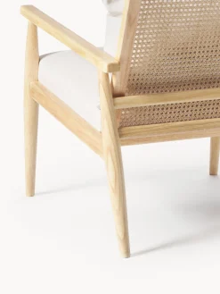 New Sillón de madera de caucho Manuell Sillones Pequeños|Sillones